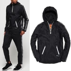 Superdry Active Training Pullover Hoodie Black Size L